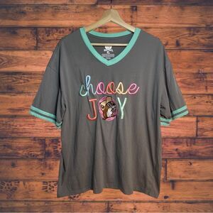 Buc-ee's "Choose Joy" Grey T-Shirt XL